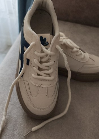 37 Beden beyaz Renk Beyaz Bağcıklı Kadın Sneakers