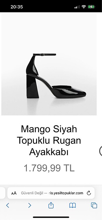 Mango Mango topuklu ayakkabı