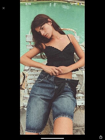 m Beden Zara poplin bluz
