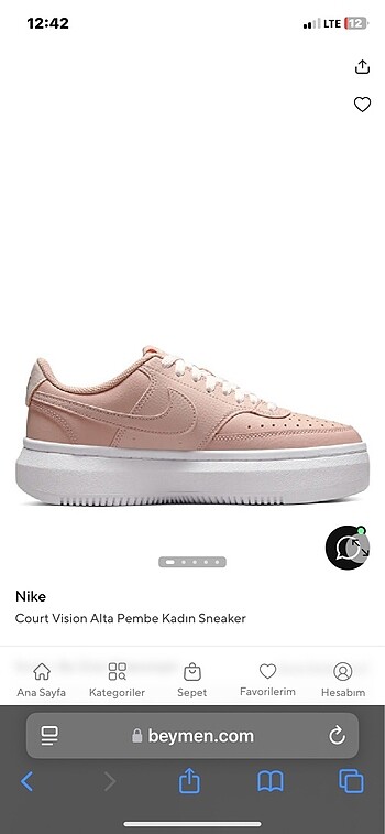 Nike court vision alta