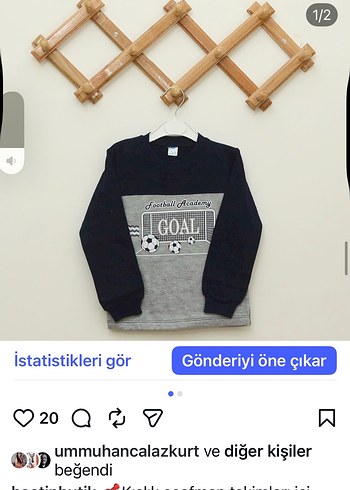 Uzun Kollu Kırmızı Gri Baskılı Erkek Sweatshirt - Görsel 7
