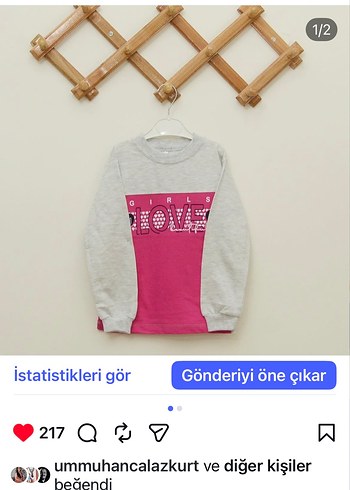 Uzun Kollu Kırmızı Gri Baskılı Erkek Sweatshirt - Görsel 4