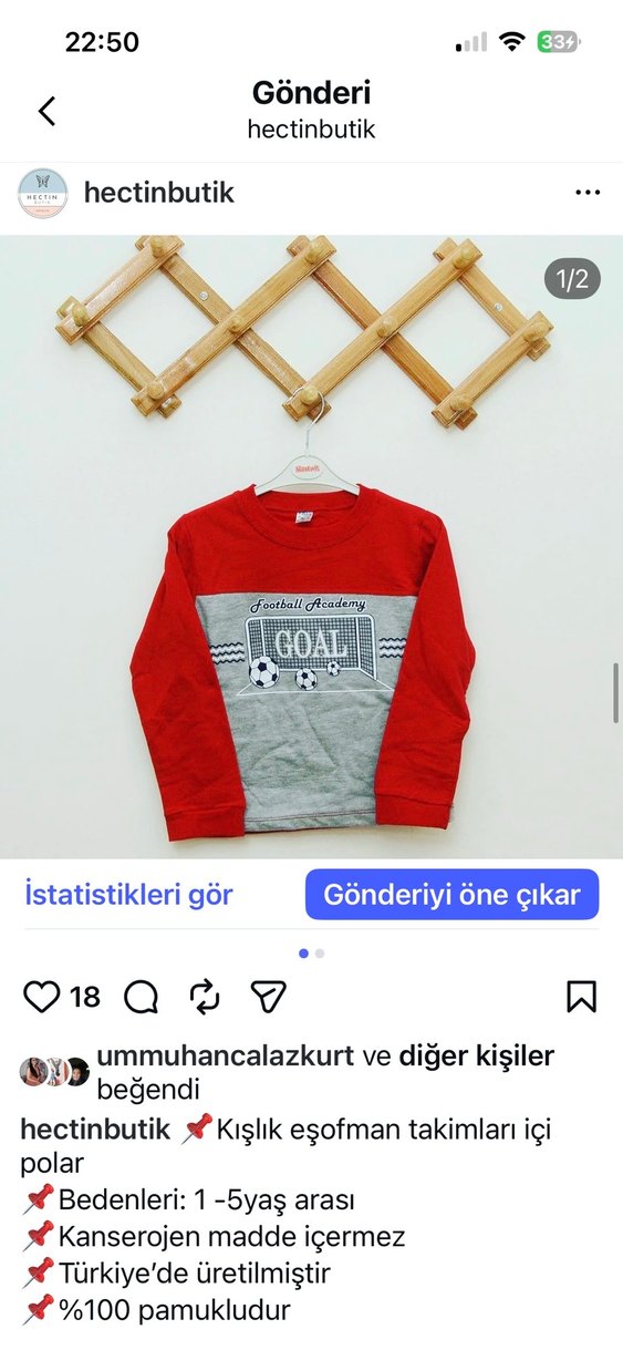 Uzun Kollu Kırmızı Gri Baskılı Erkek Sweatshirt - Görsel 5