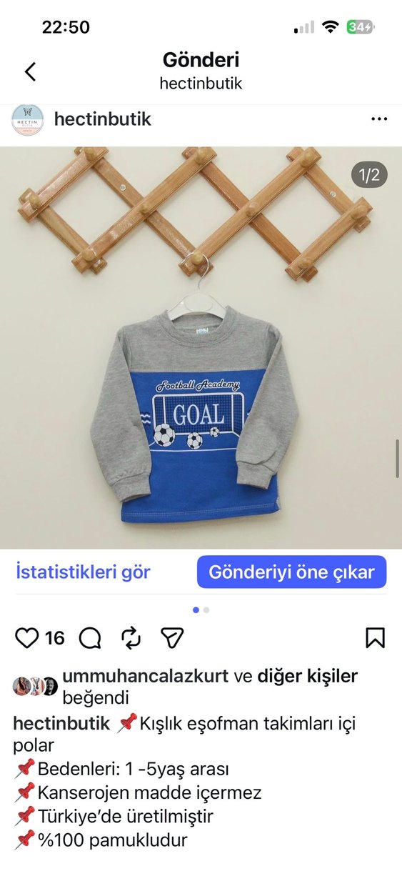 Uzun Kollu Kırmızı Gri Baskılı Erkek Sweatshirt - Görsel 3