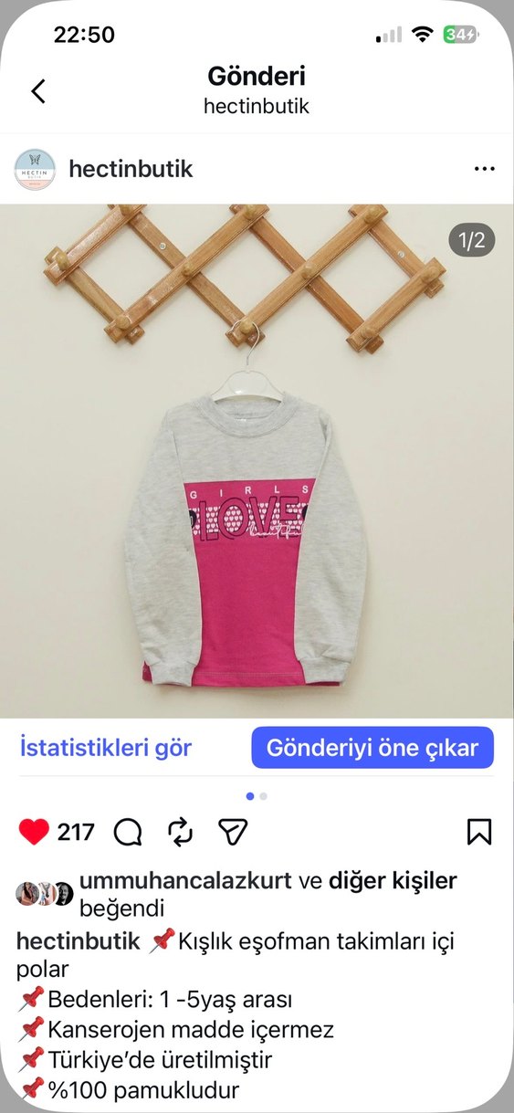 Uzun Kollu Kırmızı Gri Baskılı Erkek Sweatshirt - Görsel 4