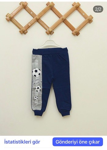 Gri Baskılı Erkek Çocuk  pantolon - Görsel 2