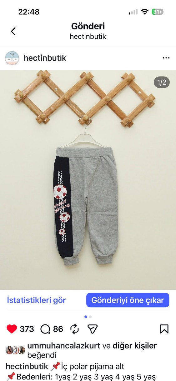 Gri Baskılı Erkek Çocuk  pantolon - Görsel 3