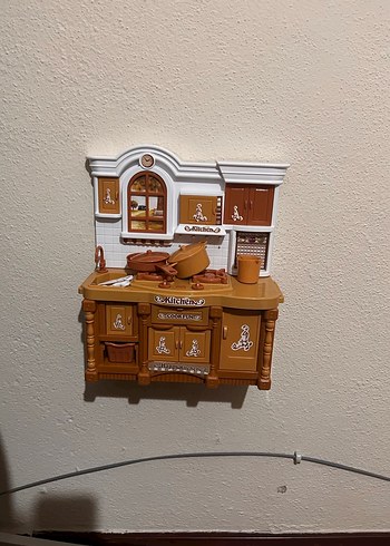 Kahverengi Çocuk Oyun Mutfak Seti - Görsel 2