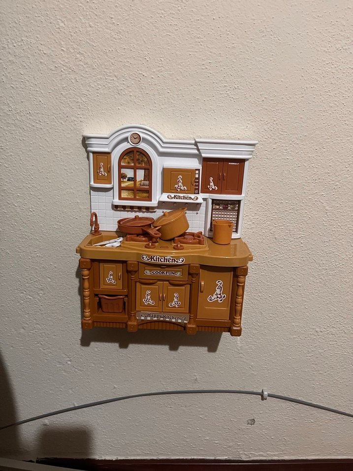 Kahverengi Çocuk Oyun Mutfak Seti - Görsel 2