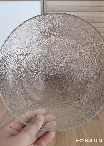 Paşabahçe Modern 6'lı Cam yemek tabagi