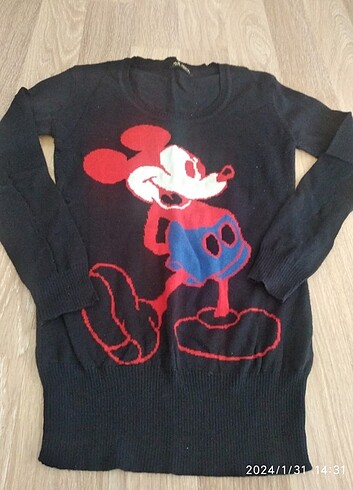 Micky mouse desenli kazak