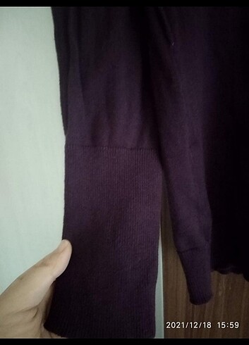 l Beden mor Renk Koyu mor, vintage hırka