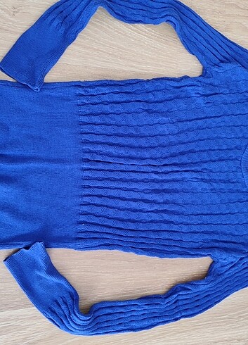 Saks mavi vintage kazak