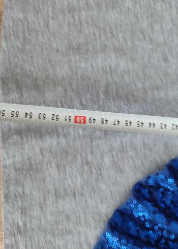 m Beden gri Renk Gri Renkli Volan Detaylı bluz