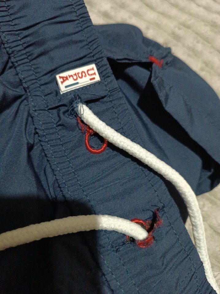 Koyu Mavi Erkek Mini Plaj Şortu - Görsel 4