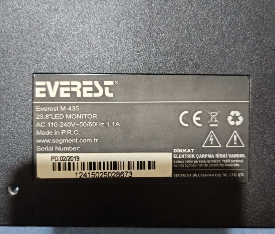 Everest m-435 monitör kasası - Görsel 3