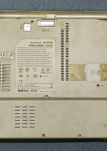 MSI S262 12.1 inç Laptop Bilgisayar - Görsel 6