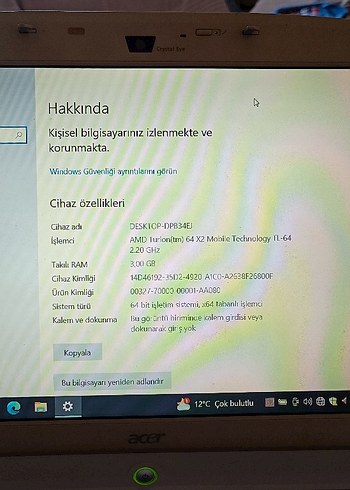 Acer Aspire 5520G Dizüstü Bilgisayar - Görsel 10