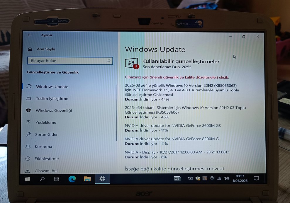 Acer Aspire 5520G Dizüstü Bilgisayar - Görsel 3