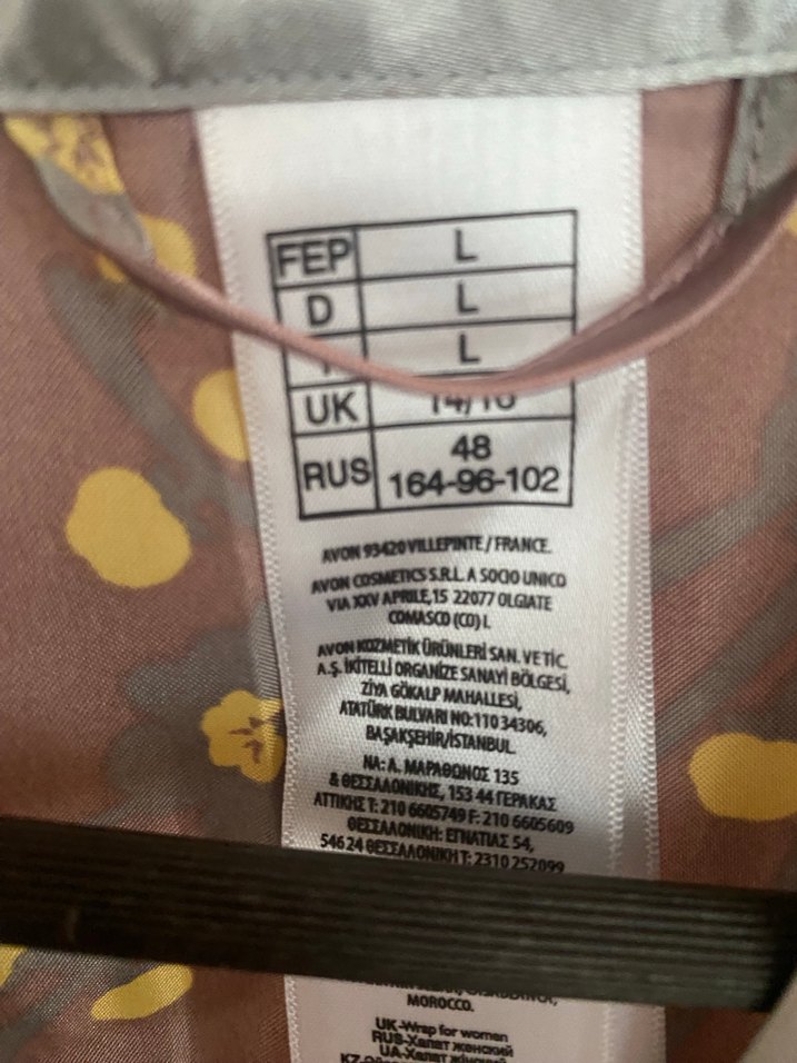 Avon Bohem Tarz Uzun Gri Kadın Sabahlık - Görsel 2