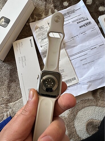  Beden Apple Watch Series 9 45mm Starlight Al Star SB M/L GPS
