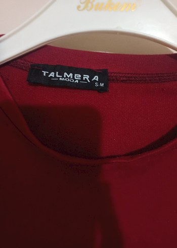 Bordo Fırfırlı Uzun Kollu Salaş Tunik - Görsel 4