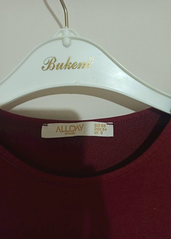 Bordo Kadın Midi Tunik - Görsel 5