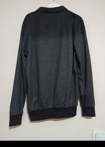 Gri Erkek Uzun Kollu Kazak - Görsel 2