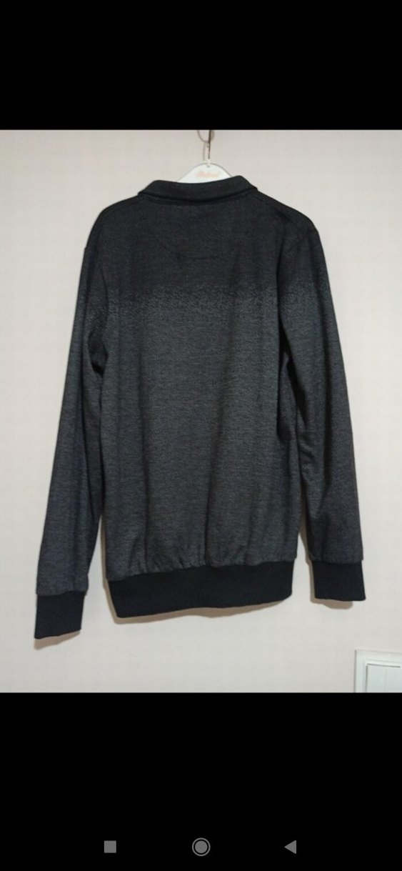 Gri Erkek Uzun Kollu Kazak - Görsel 2