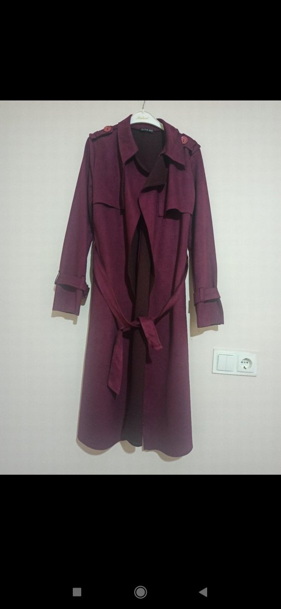 Süet Kadın Uzun Trençkot @trençkot - Görsel 2