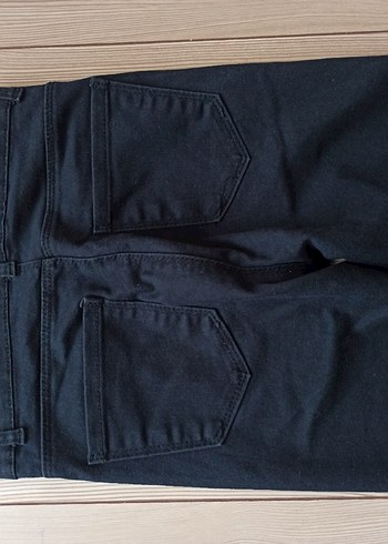 Lacivert Kadın keten  Pantolon@ispantol paça pantolon @ - Görsel 6