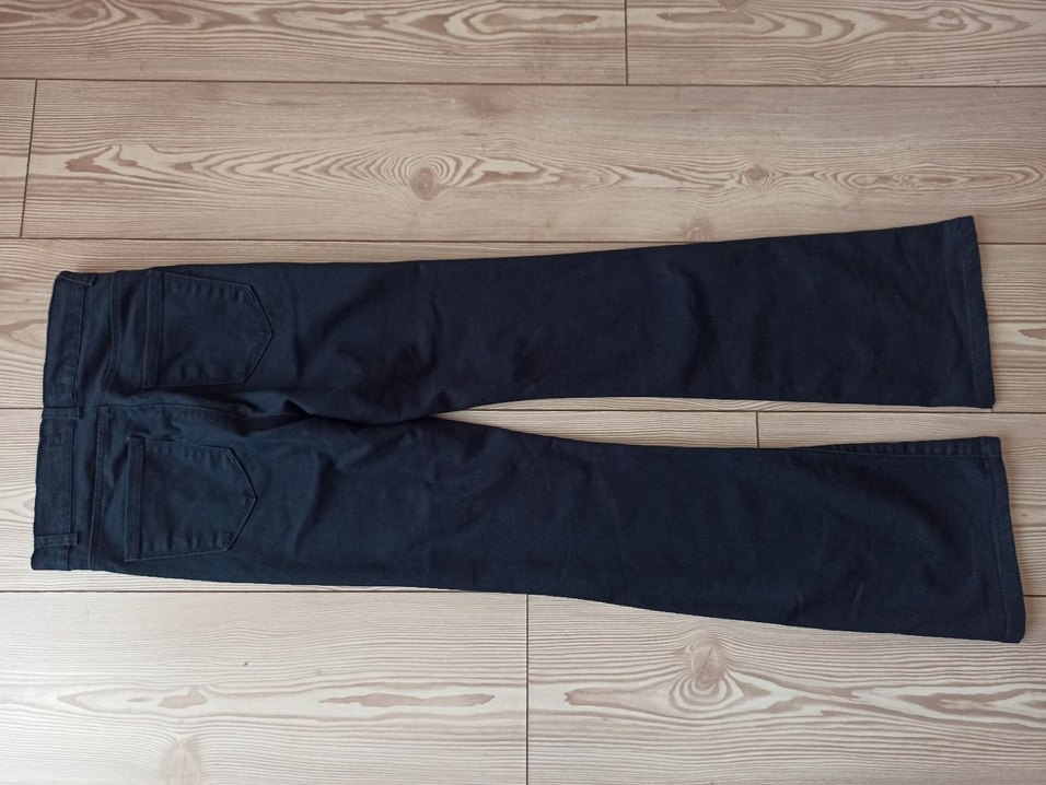 Lacivert Kadın keten  Pantolon@ispantol paça pantolon @ - Görsel 4