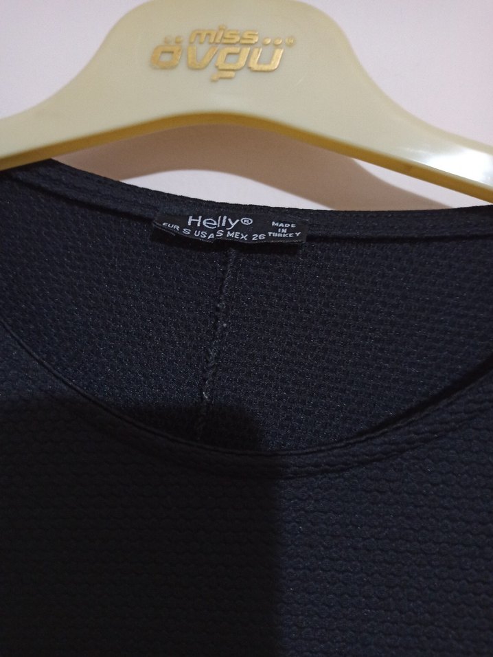 Siyah Uzun Kollu Kadın Elbise @uzun tunik@yırtmaclı tunik - Görsel 4