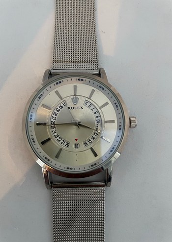 Rolex Gri Klasik Erkek Kol Saati