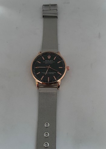  Beden Rolex Klasik Siyah Erkek Kol Saati