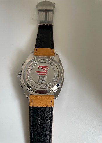 TAGHUER Bej Klasik Erkek Kol Saati - Görsel 3