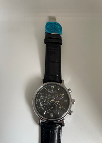 Patek Philippe Klasik Siyah Erkek Saati - Görsel 2