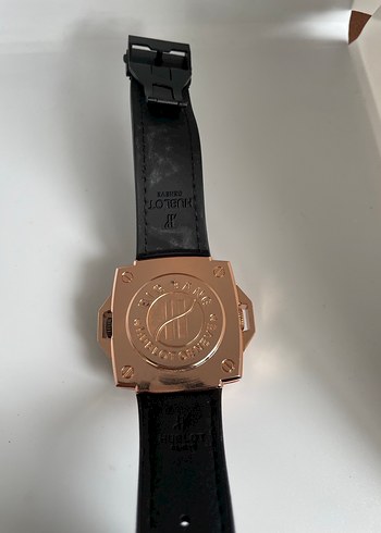 HUBLOT Klasik Biker Tarzı Kahverengi Erkek Saati - Görsel 3