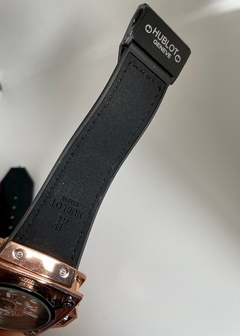 HUBLOT Klasik Biker Tarzı Kahverengi Erkek Saati - Görsel 4