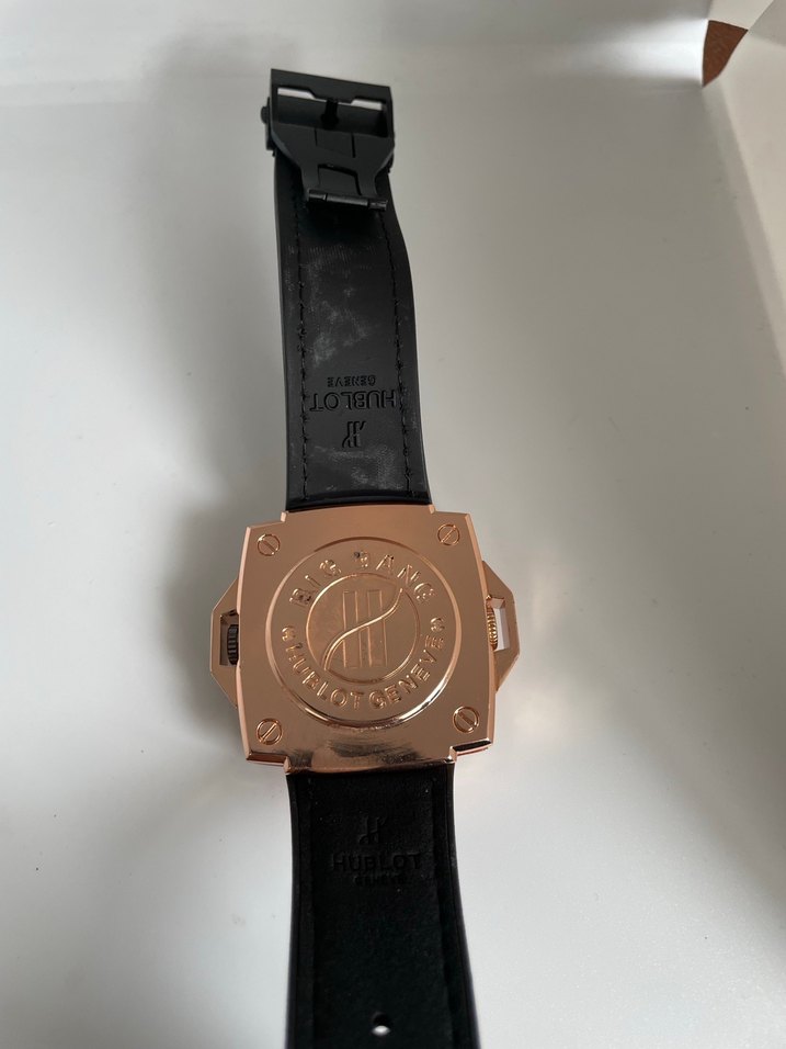 HUBLOT Klasik Biker Tarzı Kahverengi Erkek Saati - Görsel 3