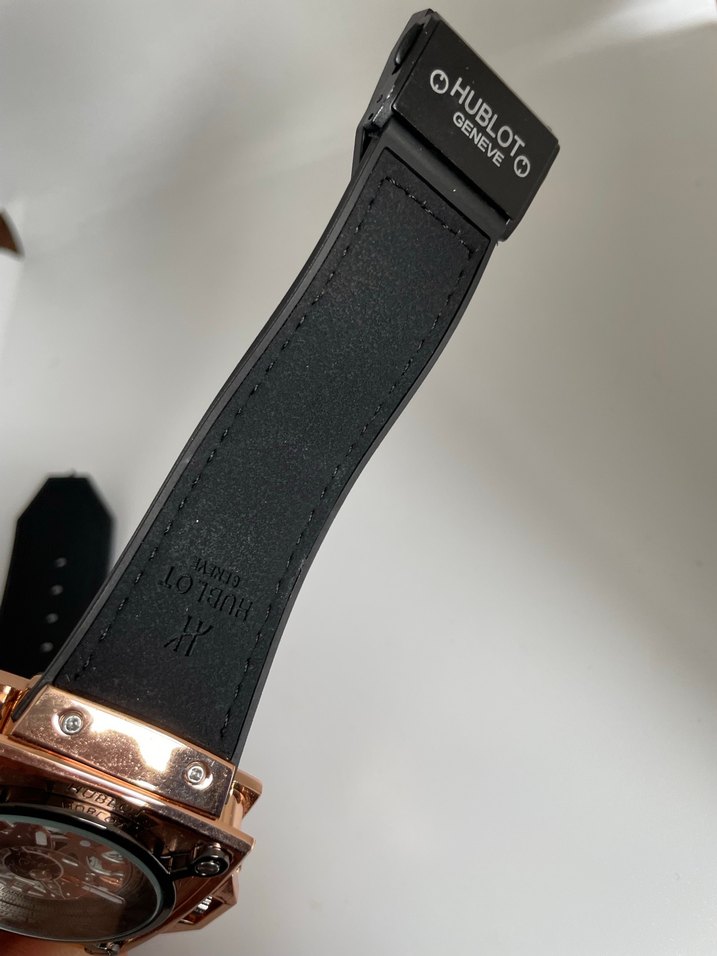 HUBLOT Klasik Biker Tarzı Kahverengi Erkek Saati - Görsel 4