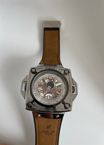 Hublot Erkek Gri Bej Sokak Stili Saat - Görsel 2