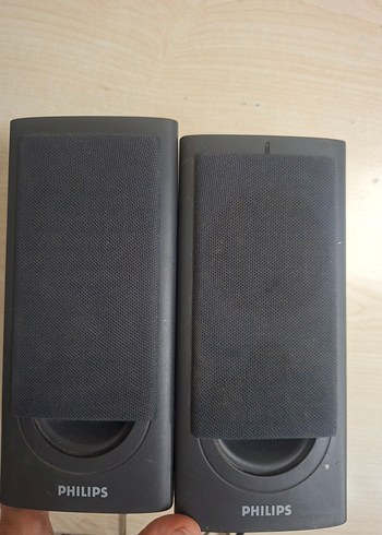 Philips Siyah Müzik Sistemi Hoparlörleri - Görsel 2