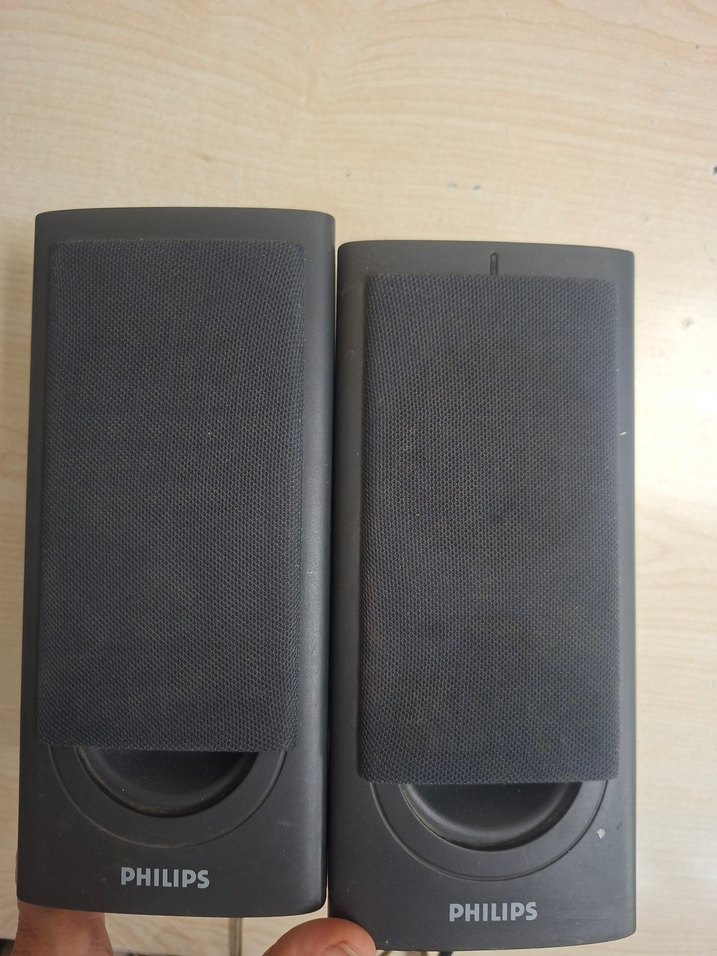Philips Siyah Müzik Sistemi Hoparlörleri - Görsel 2