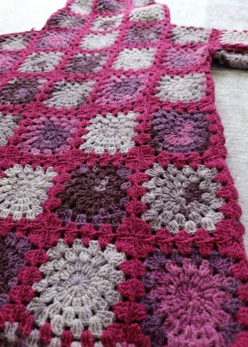 Kapüşonlu, Uzun, Bohem Kadın Hırka - Görsel 4