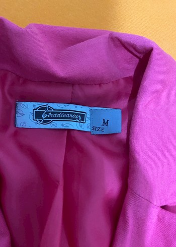 Pembe Düğmeli Kadın Blazer Ceket - Görsel 3