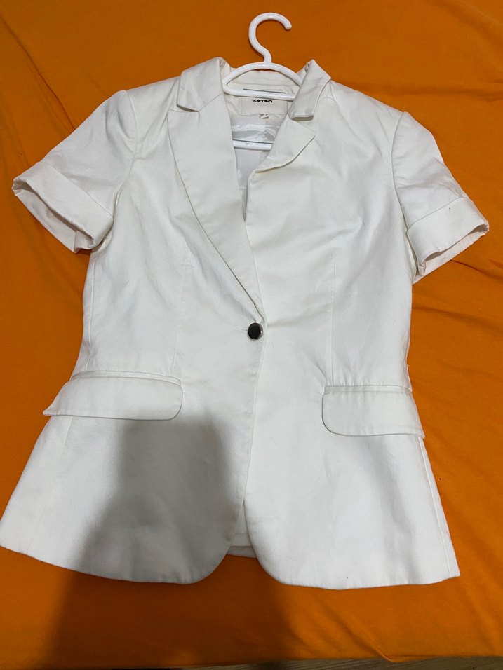 Beyaz Koton Gömlek, UK 6 Beden - Görsel 2