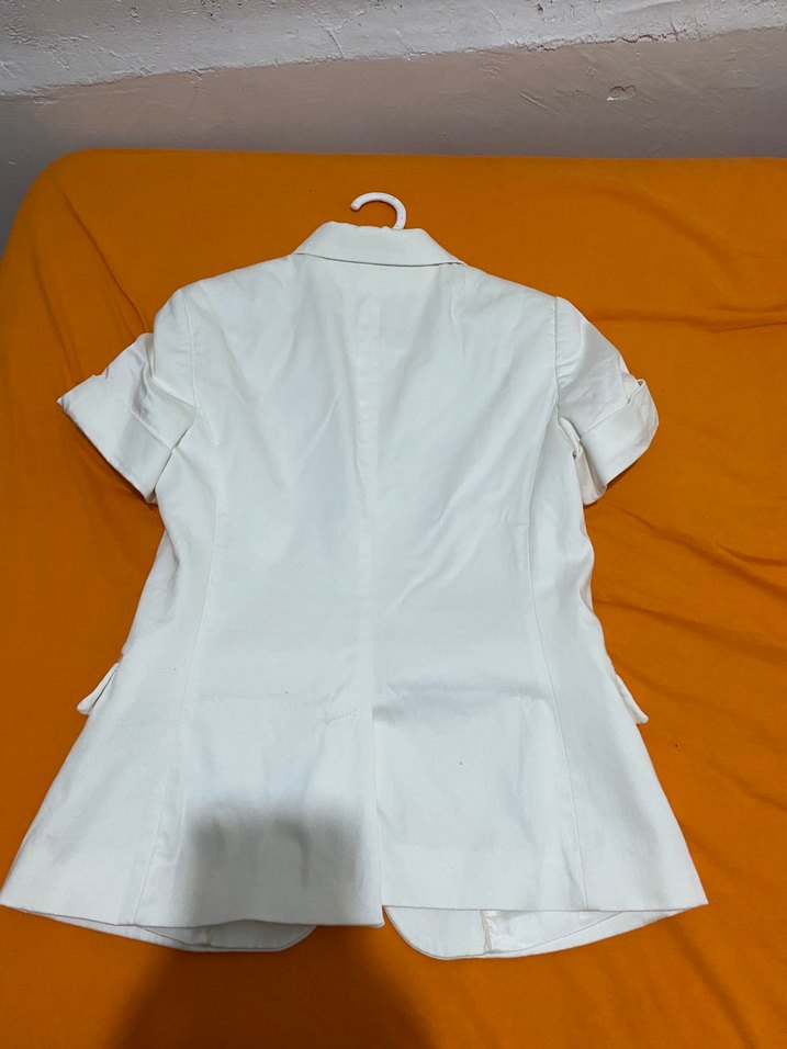 Beyaz Koton Gömlek, UK 6 Beden - Görsel 4