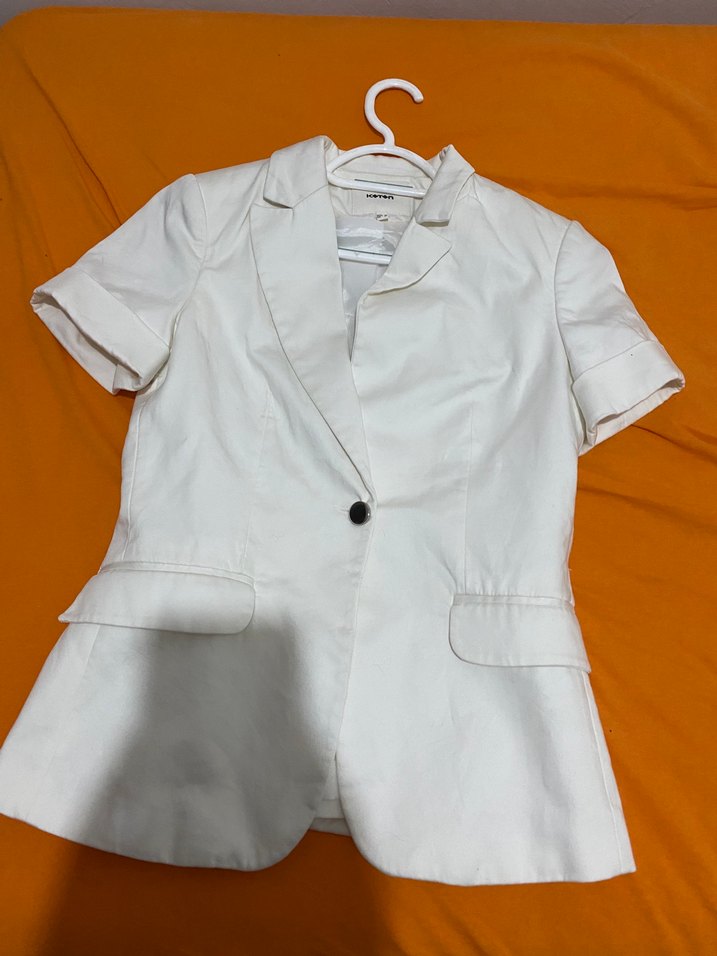 Beyaz Koton Gömlek, UK 6 Beden - Görsel 3