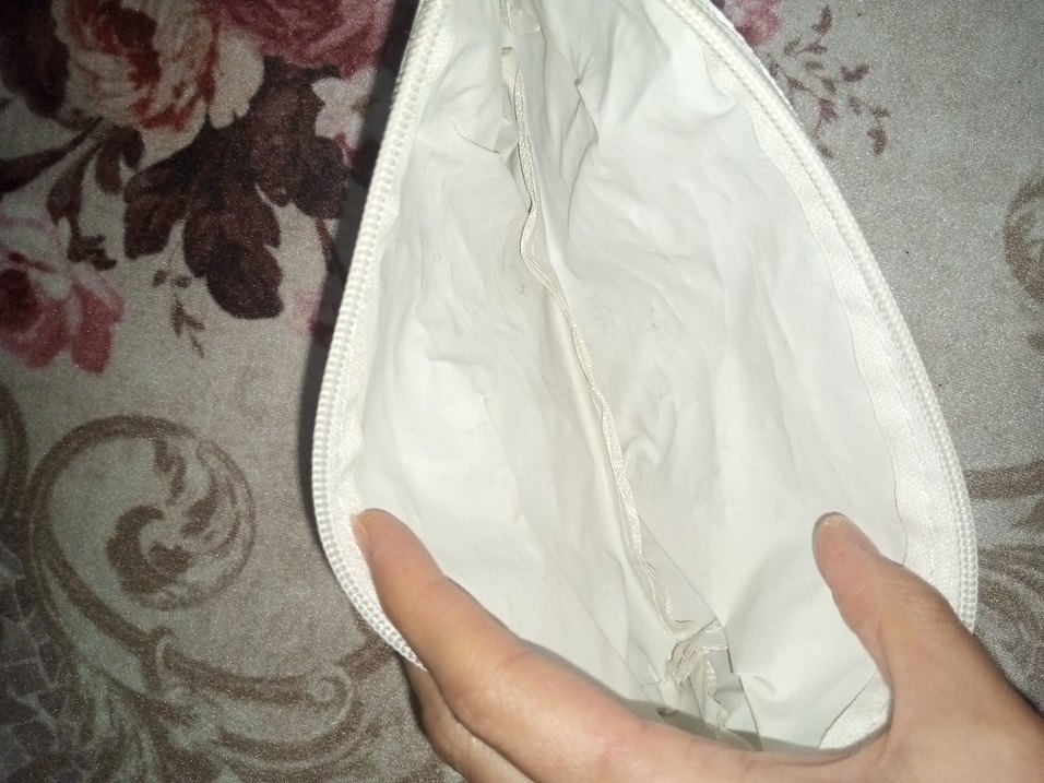 Dantel Detaylı Beyaz Kadın Çanta - Görsel 2